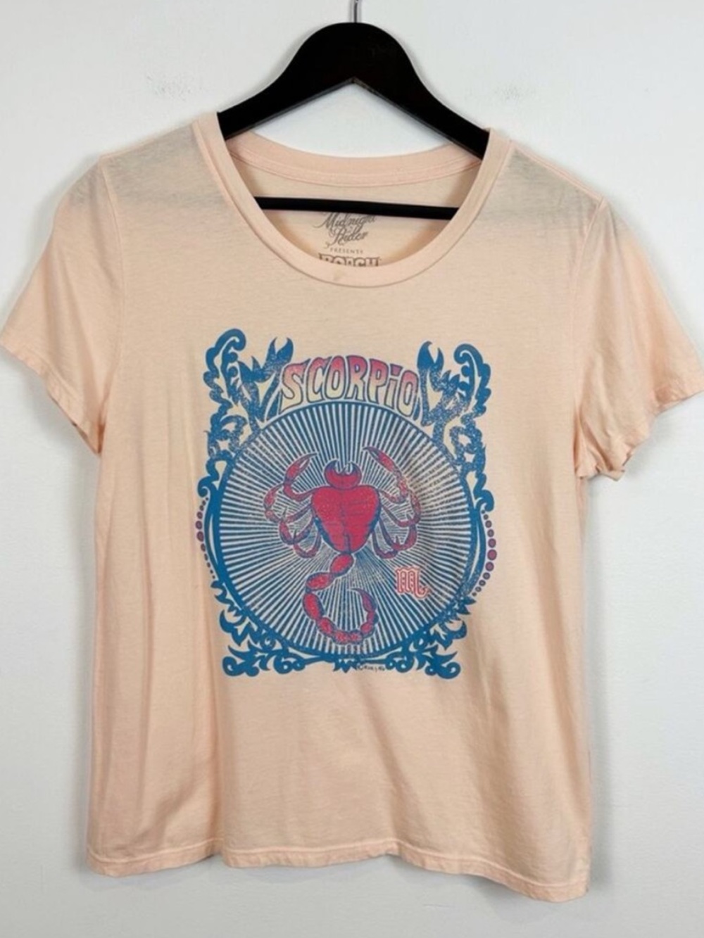 Midnight Rider Presents Roach Scorpio Graphic Tee Size Small Made in USA